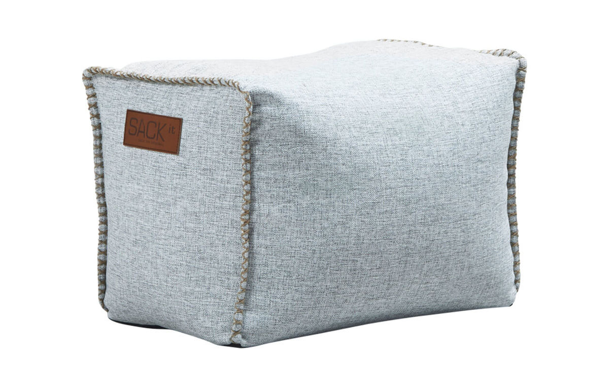 Image of Sackit RETROit Hocker Square Puff Sitzsack weiss bei nettoshop.ch