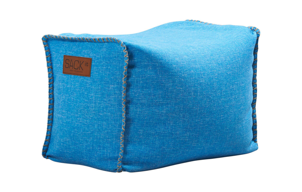 Image of Sackit RETROit Hocker Square Puff Sitzsack türkis bei nettoshop.ch