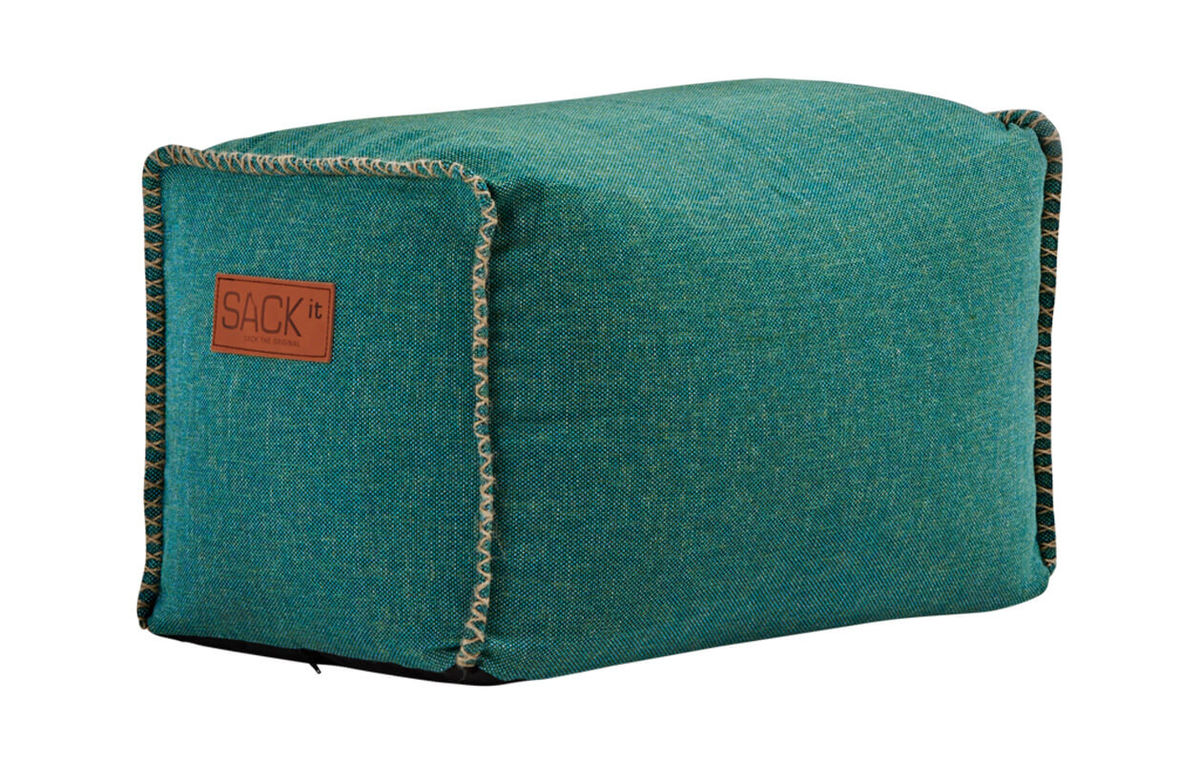 Image of Sackit RETROit Hocker Square Puff Sitzsack petrol bei nettoshop.ch