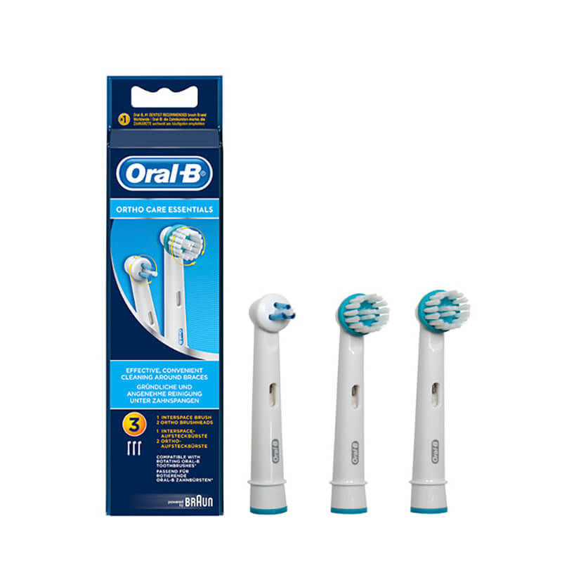 Image of Oral-B Ortho Care Essentials Kit 3er Bürstenkopf bei nettoshop.ch