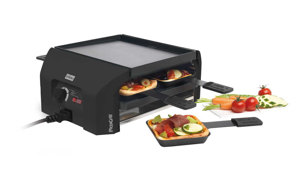 Image of Stöckli PizzaGrill FourFour Basisgerät Raclettegrill anthrazit bei nettoshop.ch