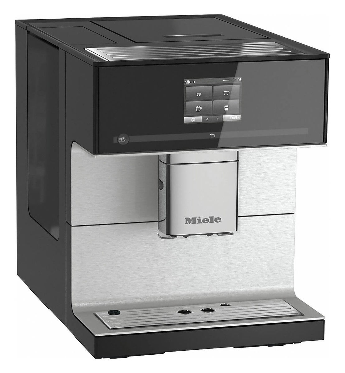 Image of Miele CM 7350 CH Kaffeemaschine Vollautomat Obsidianschwarz bei nettoshop.ch