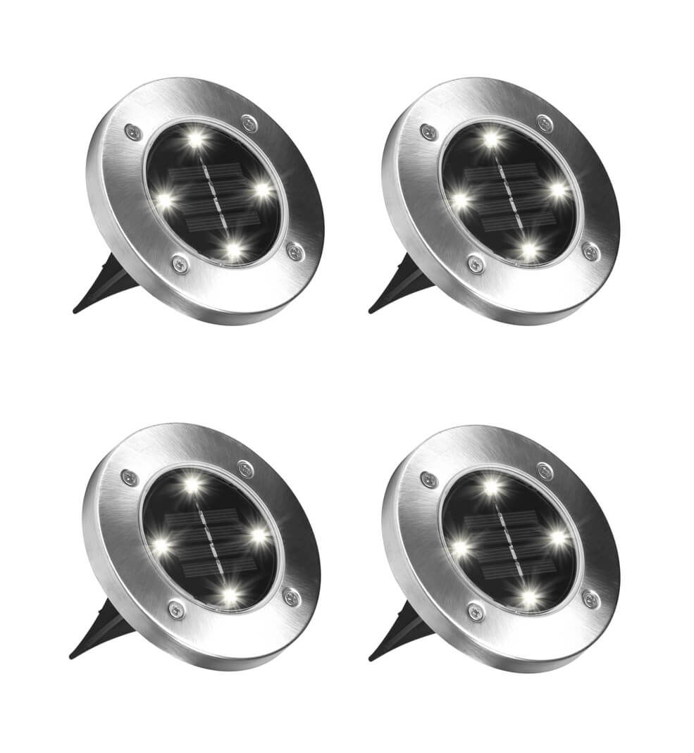 Image of Mediashop Disk Lights 4er Set Solarleuchten bei nettoshop.ch