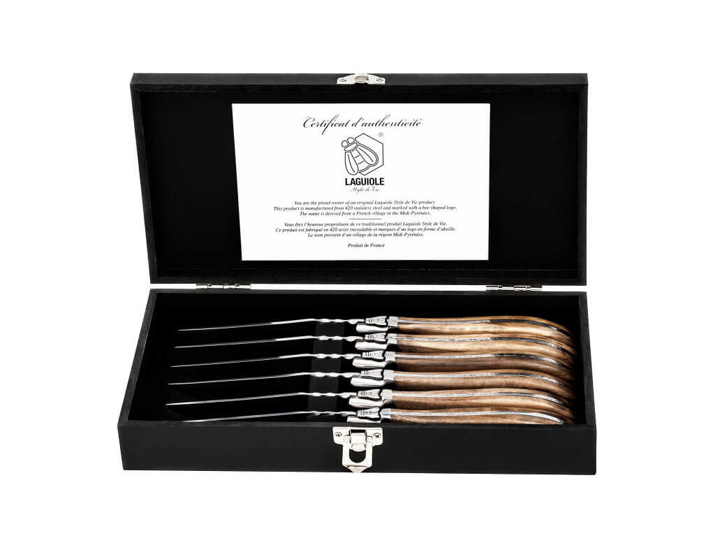 Image of Laguiole Style de Vie Luxury Line Steakmesser Olivenholz bei nettoshop.ch