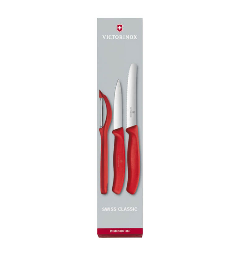 Image of Victorinox Gemüsemesser 3er Set rot bei nettoshop.ch