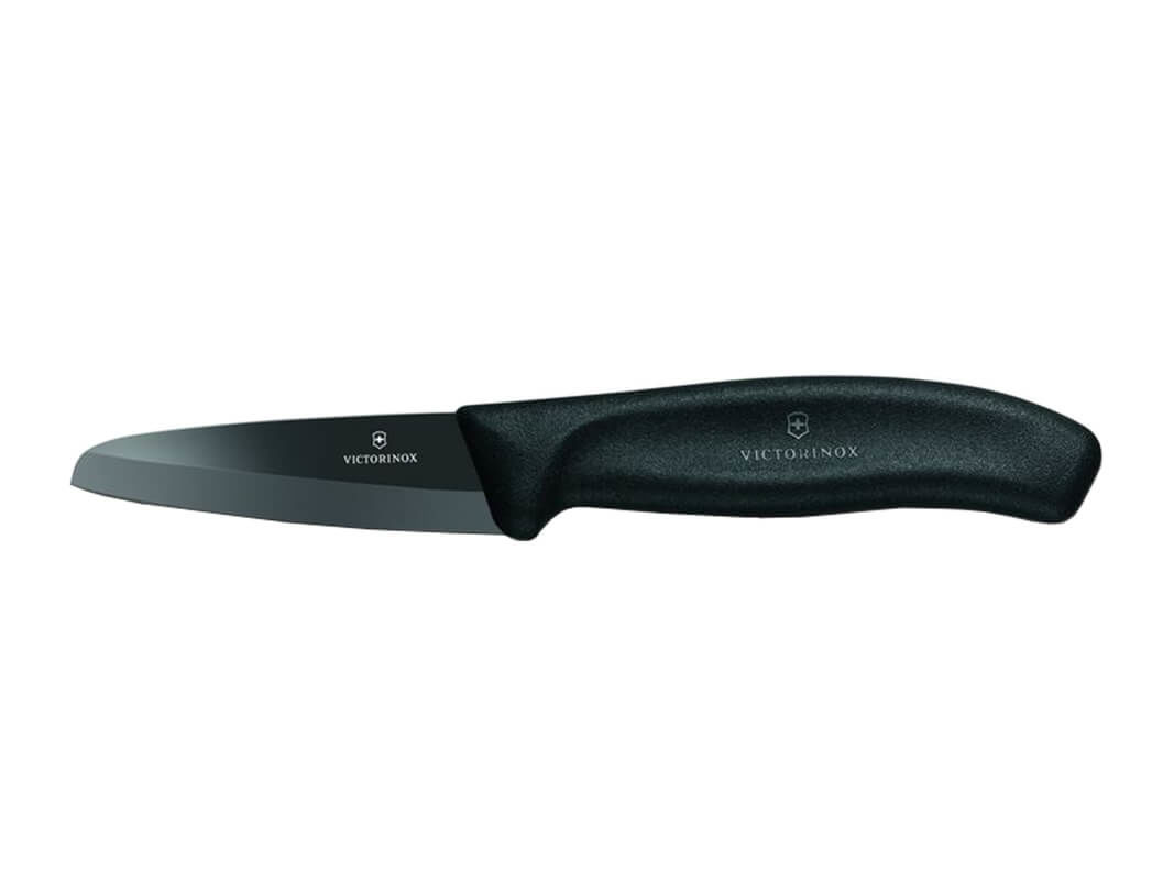 Image of Victorinox Ceramic Line Gemüsemesser 8cm schwarz bei nettoshop.ch