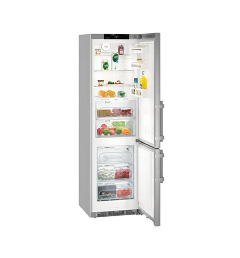 Image of Liebherr CBNef 4835 BluPerformance Kühlschrank Edelstahl rechts bei nettoshop.ch