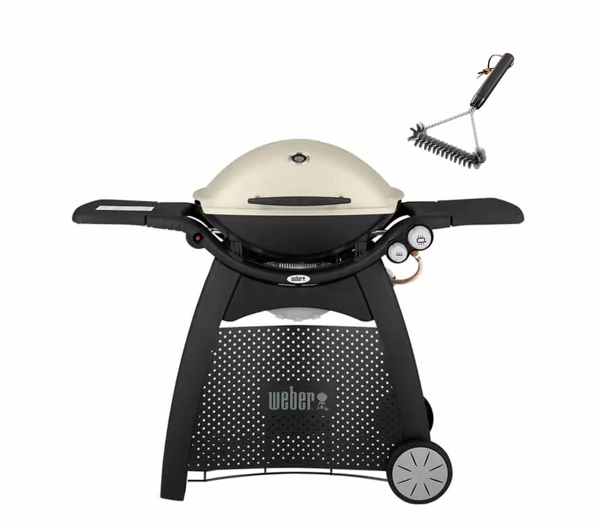 Image of Weber Q 3000 Titanium inkl. 3seitige Grillbürste bei nettoshop.ch