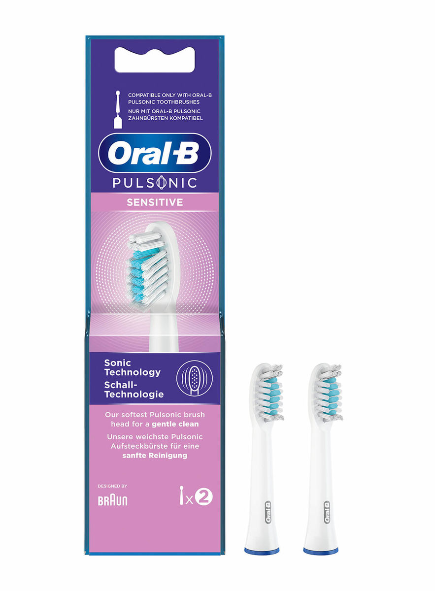 Image of Oral-B Pulsonic Sensitive 2er Bürstenkopf bei nettoshop.ch