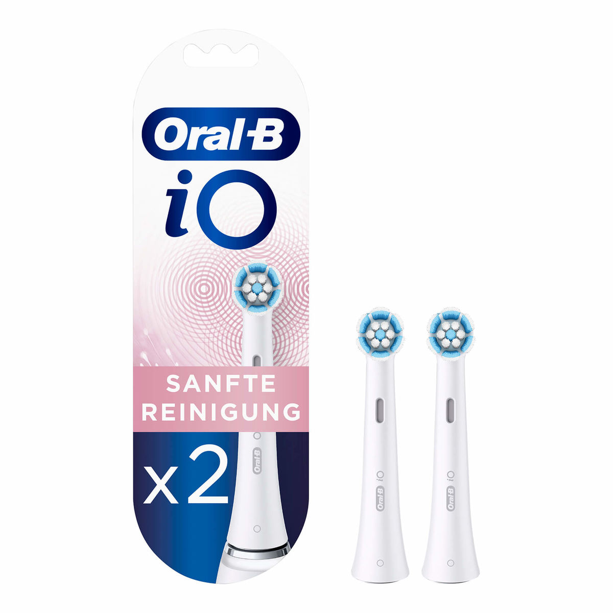 Image of Oral-B iO Sanfte Reinigung 2er Bürstenkopf weiss bei nettoshop.ch