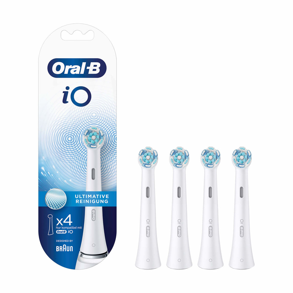 Image of Oral-B iO Ultimative Reinigung 4er Bürstenkopf weiss bei nettoshop.ch