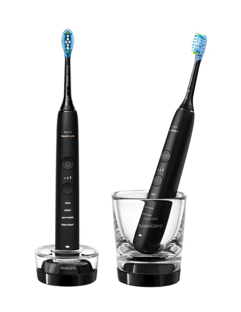 Image of Philips Sonicare Diamondclean HX9914/54 Zahnbürste Doppelpack schwarz bei nettoshop.ch