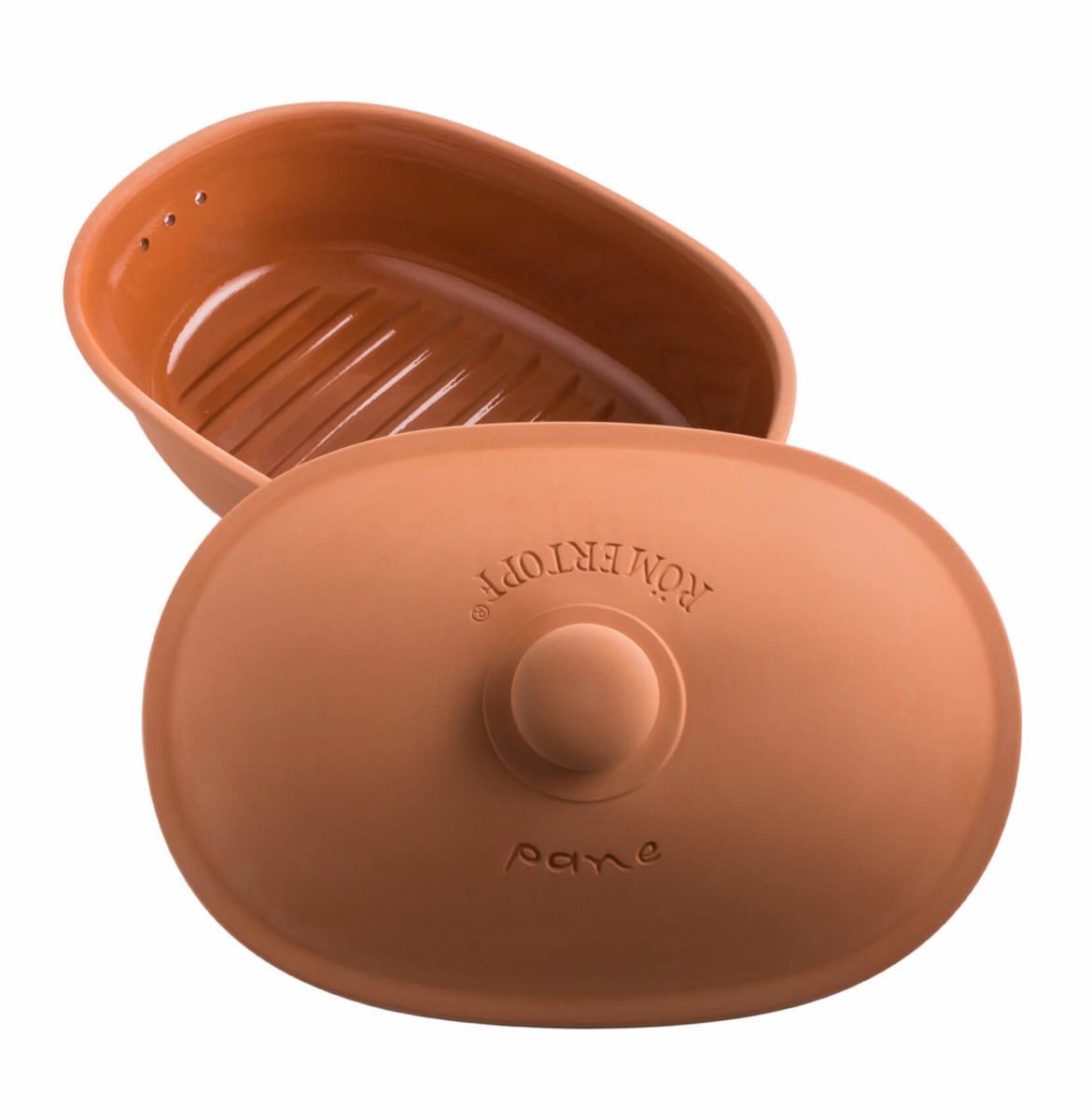 Image of Römertopf Brottopf oval 40x28cm Terracotta bei nettoshop.ch