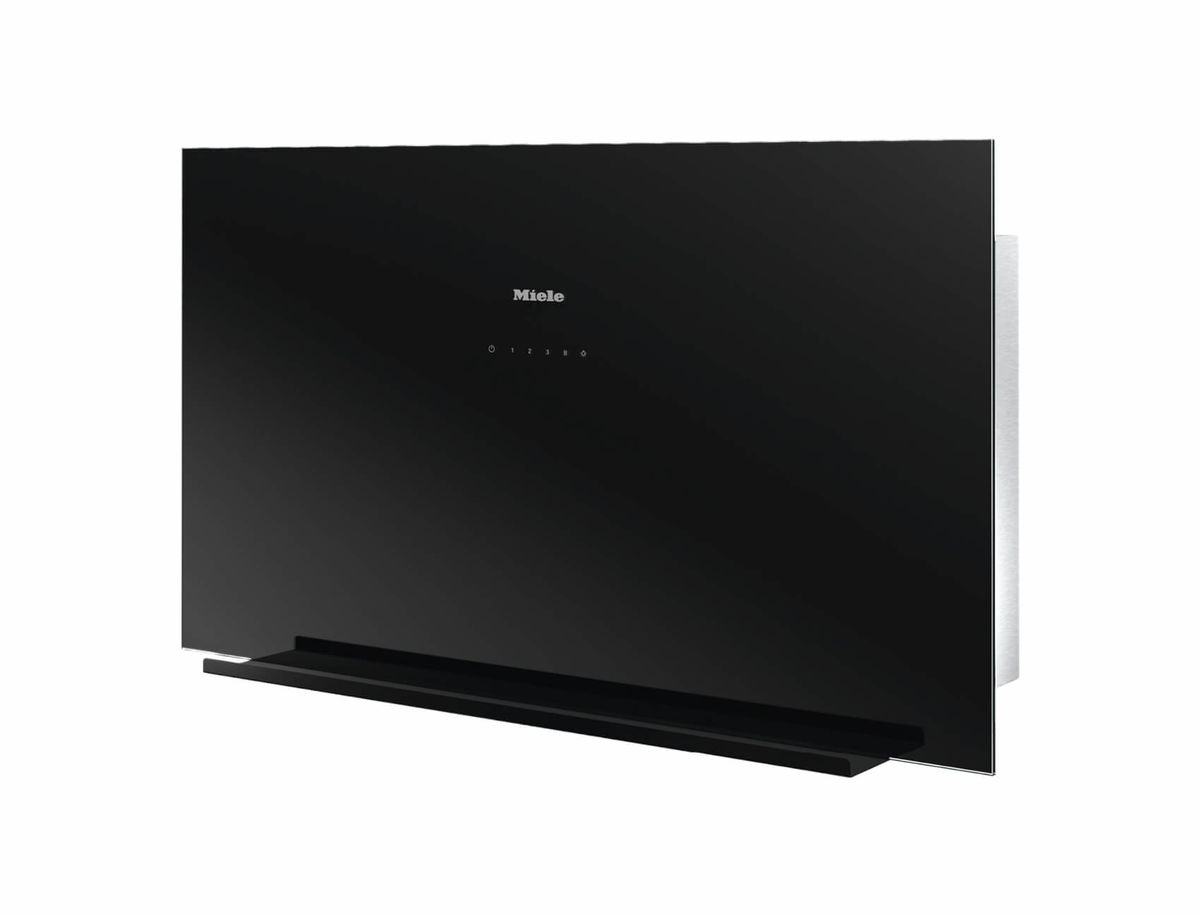 Image of Miele DA 9091 W SW Screen Dunstabzugshaube Obsidianschwarz bei nettoshop.ch