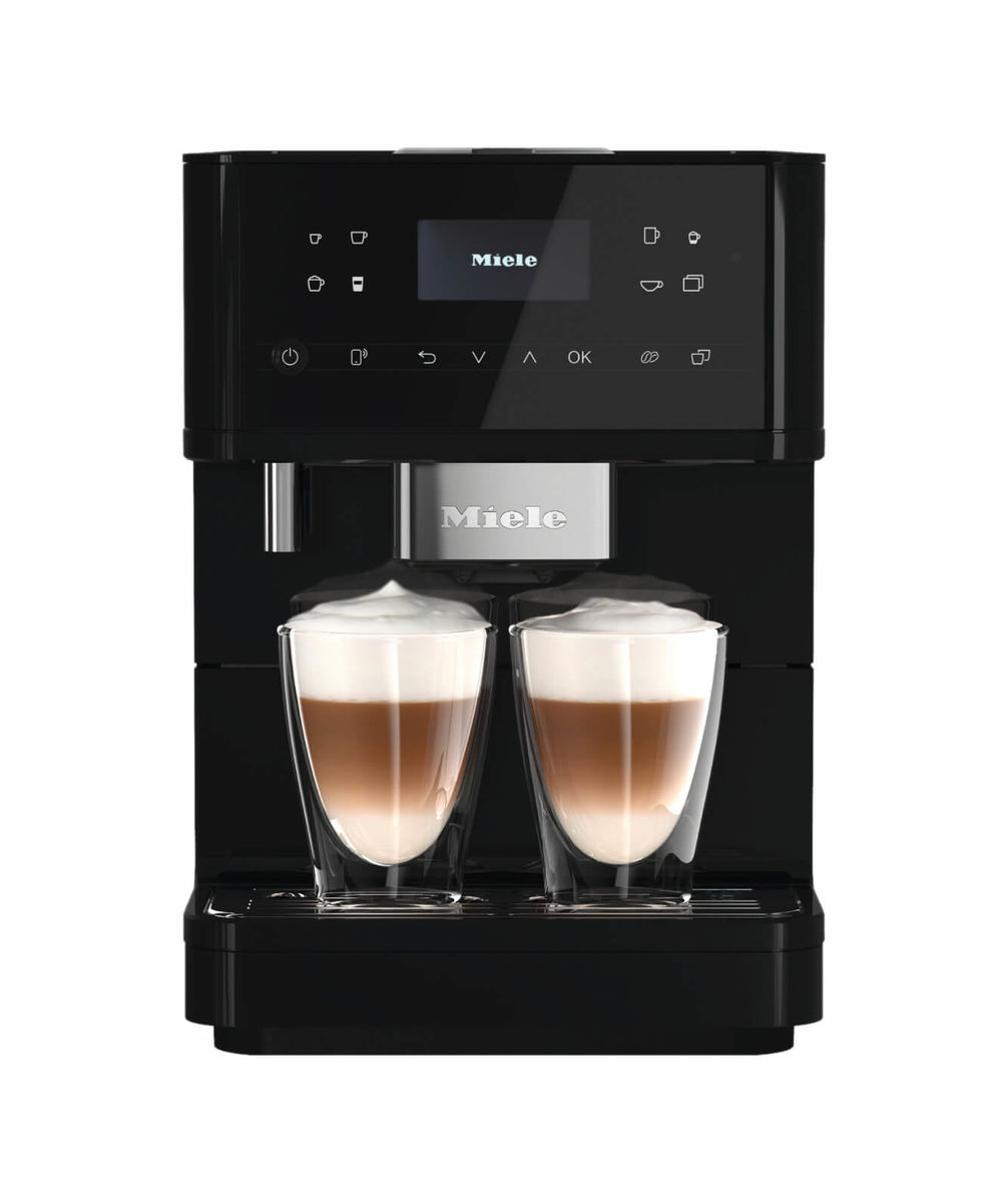 Image of Miele CM 6160 Kaffeemaschine Vollautomat Obsidianschwarz bei nettoshop.ch