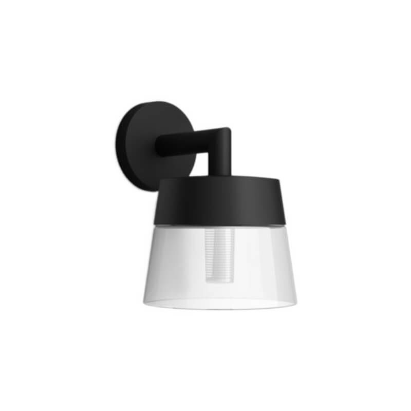 Image of Philips Hue White & Col, Amb, Attract Wandleuchte schwarz 600lm bei nettoshop.ch