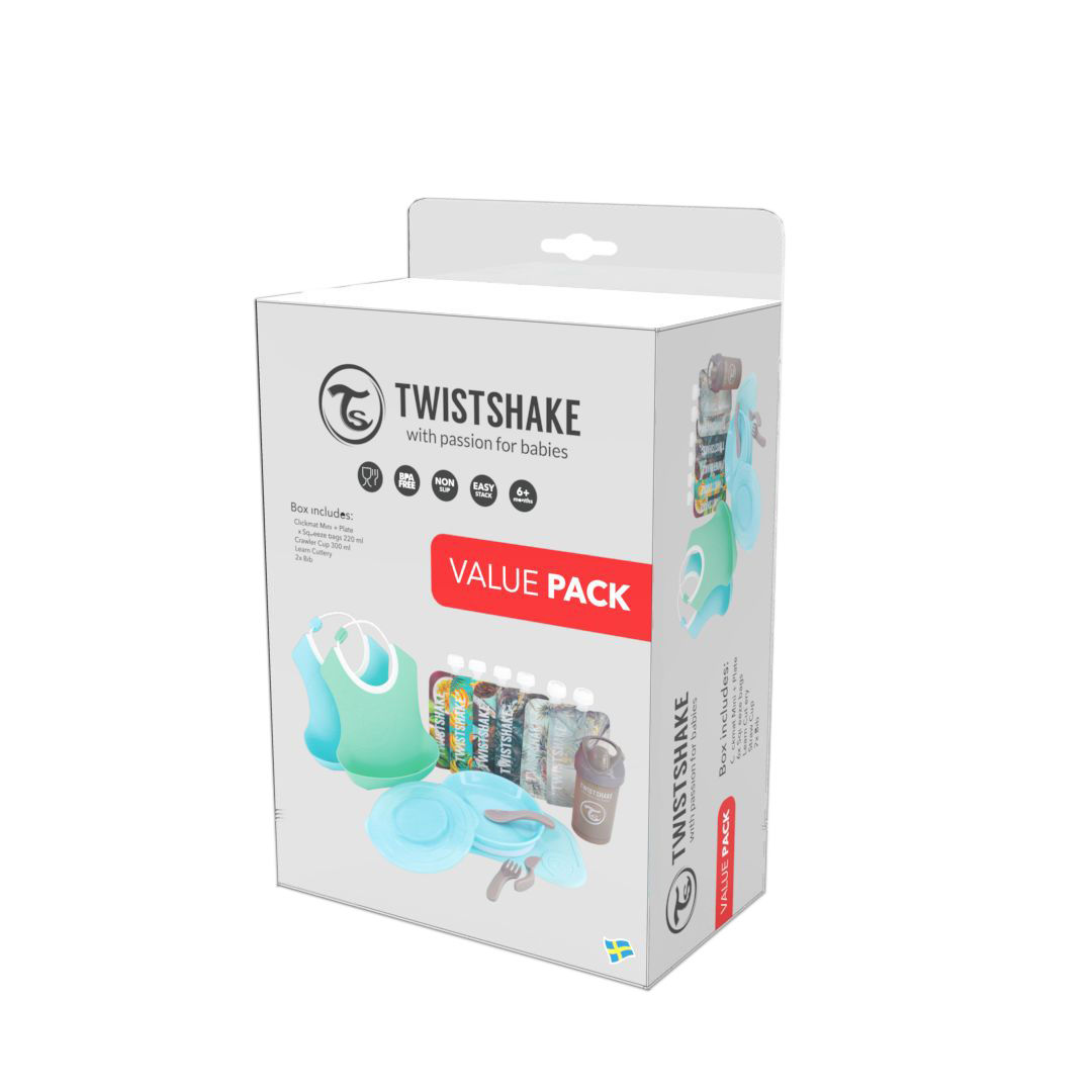 Image of Twistshake Value Pack 6M+ Pastel Blau/Grün bei nettoshop.ch