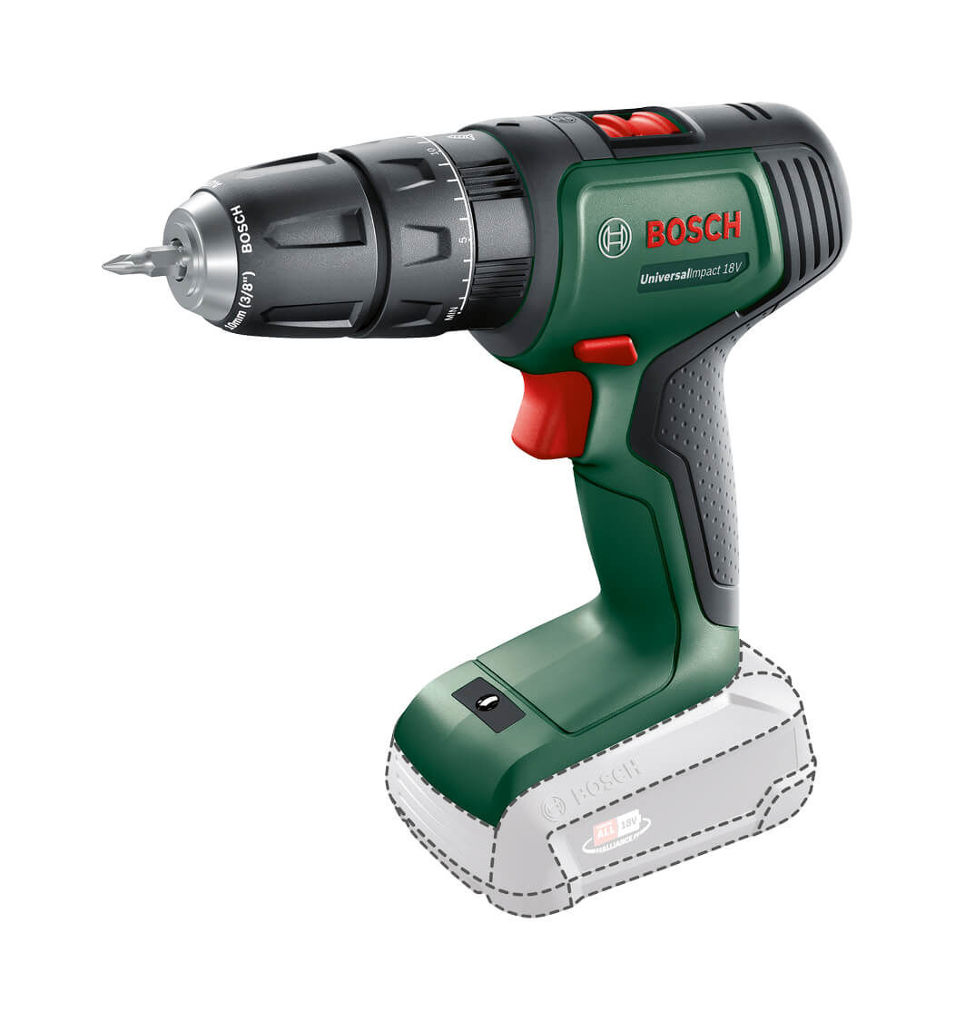 Image of Bosch Universal Impact 18V (Baretool) Akku-Zweigang-Schlagbohrer bei nettoshop.ch