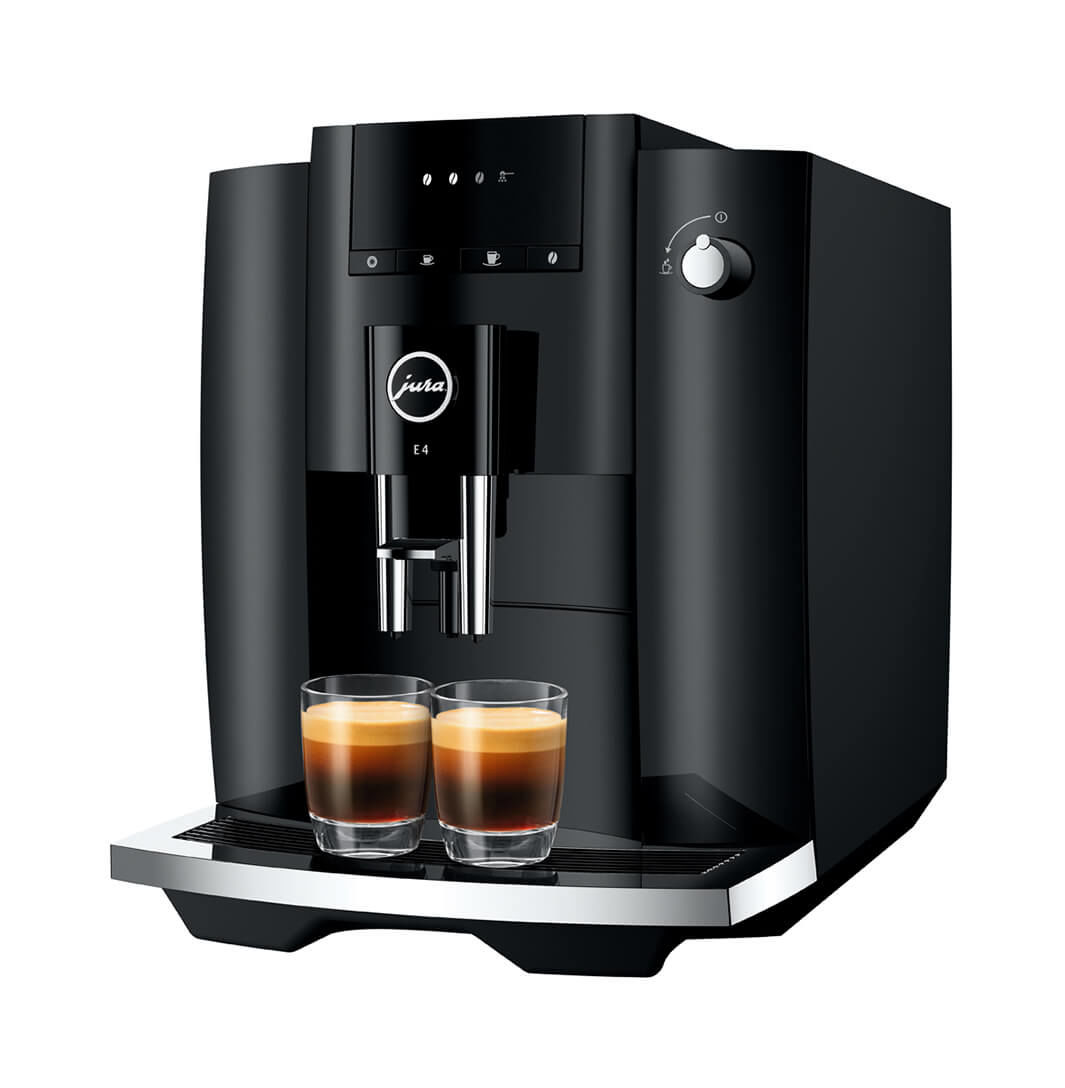 Image of JURA E4 Piano Black (SA) Kaffeemaschine Vollautomat bei nettoshop.ch