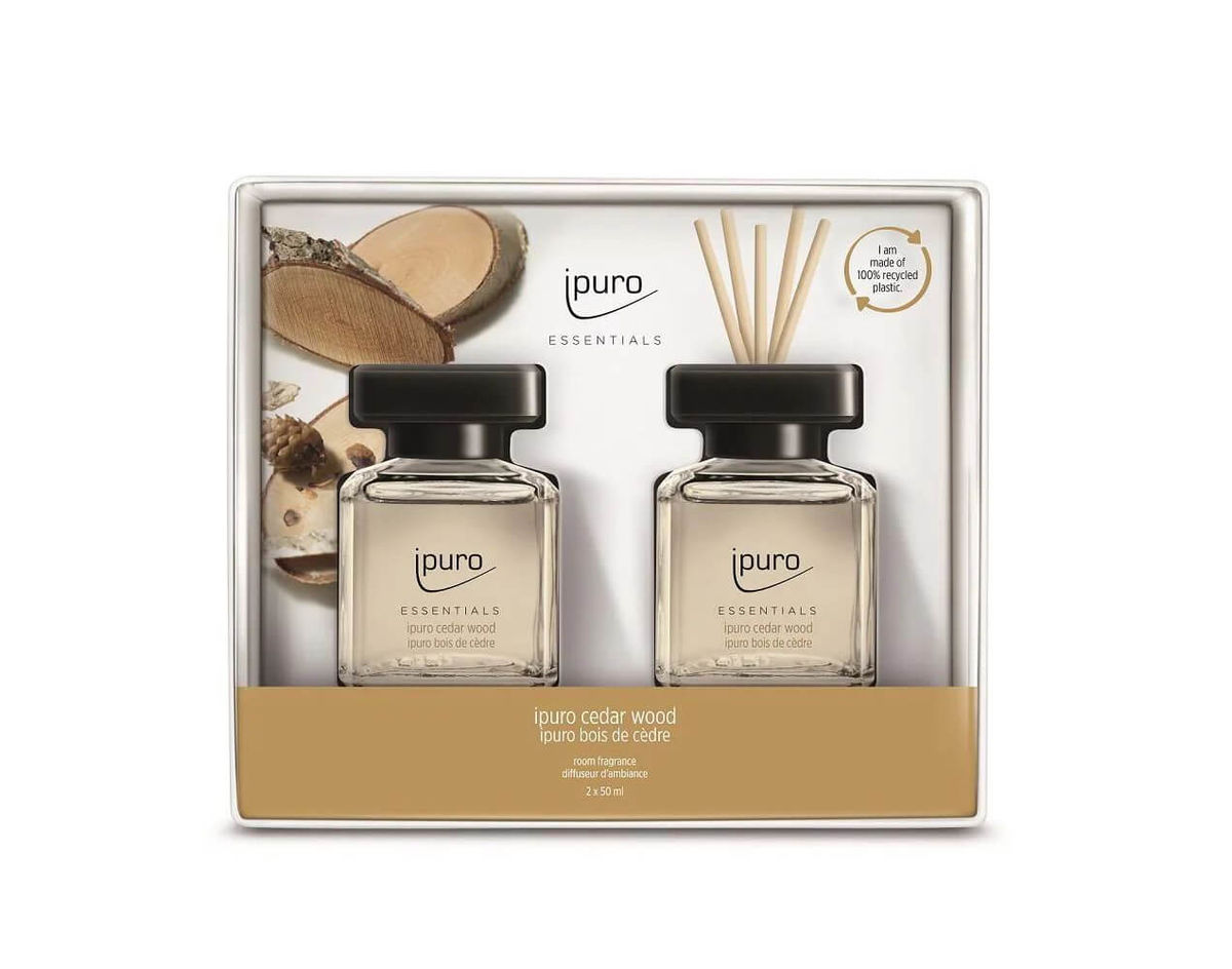 Image of ipuro cedar wood 2x50ml Raumduft-Set bei nettoshop.ch