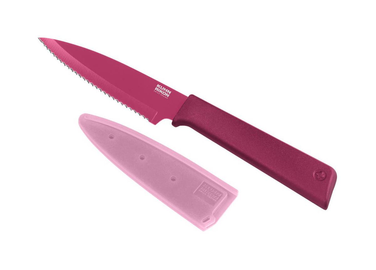 Image of Kuhn Rikon COLORI®+ Rüstmesser gezackt fuchsia bei nettoshop.ch