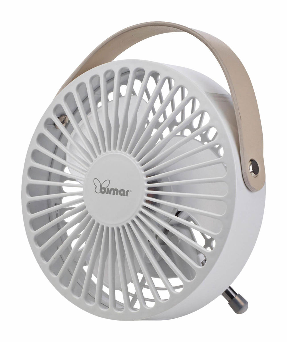 Image of Bimar USB Tischventilator mit Ledergriff bei nettoshop.ch