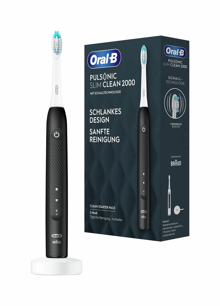 Image of Oral-B Pulsonic Slim Clean 2000 Schwarz bei nettoshop.ch