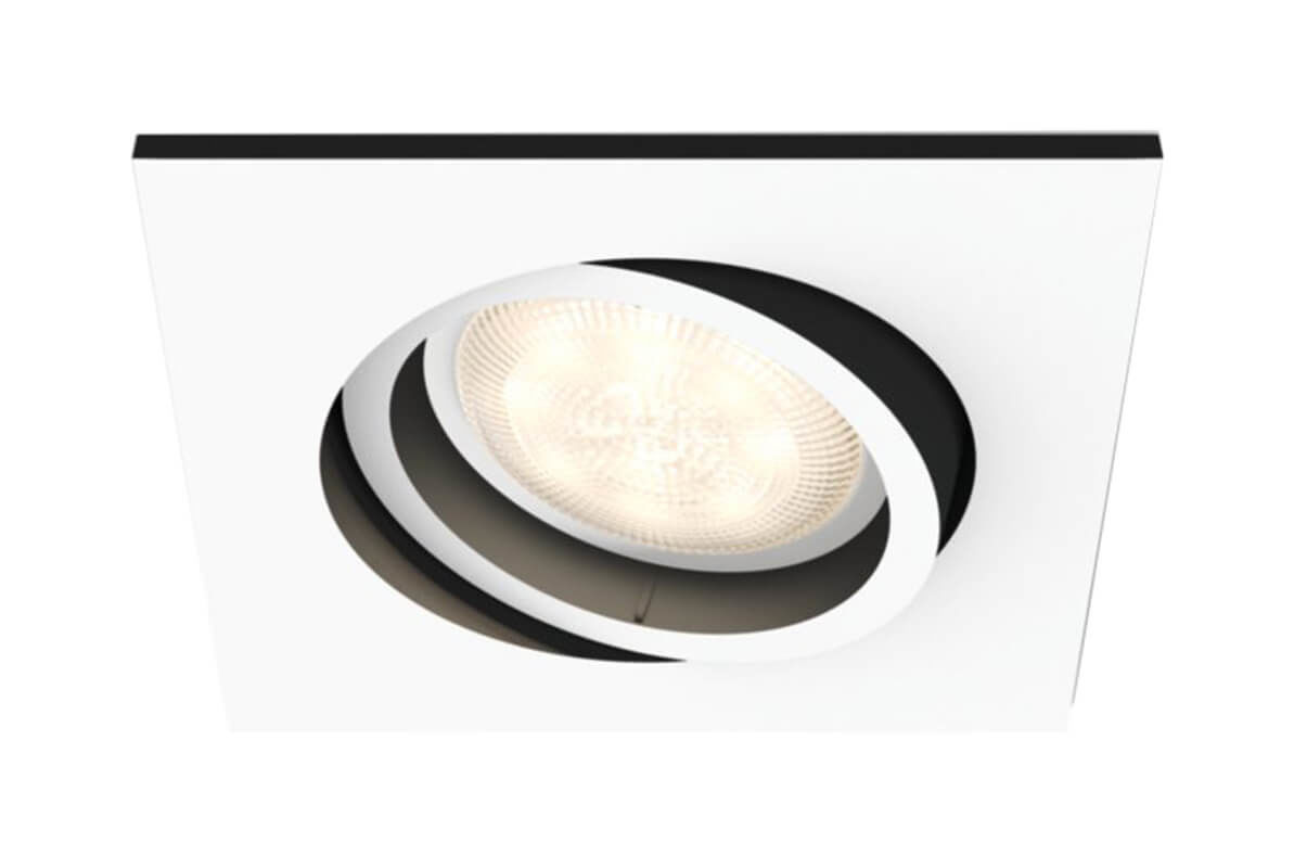 Image of Philips Hue White Amb. Einbauspot eckig weiss 250lm Erwt. bei nettoshop.ch