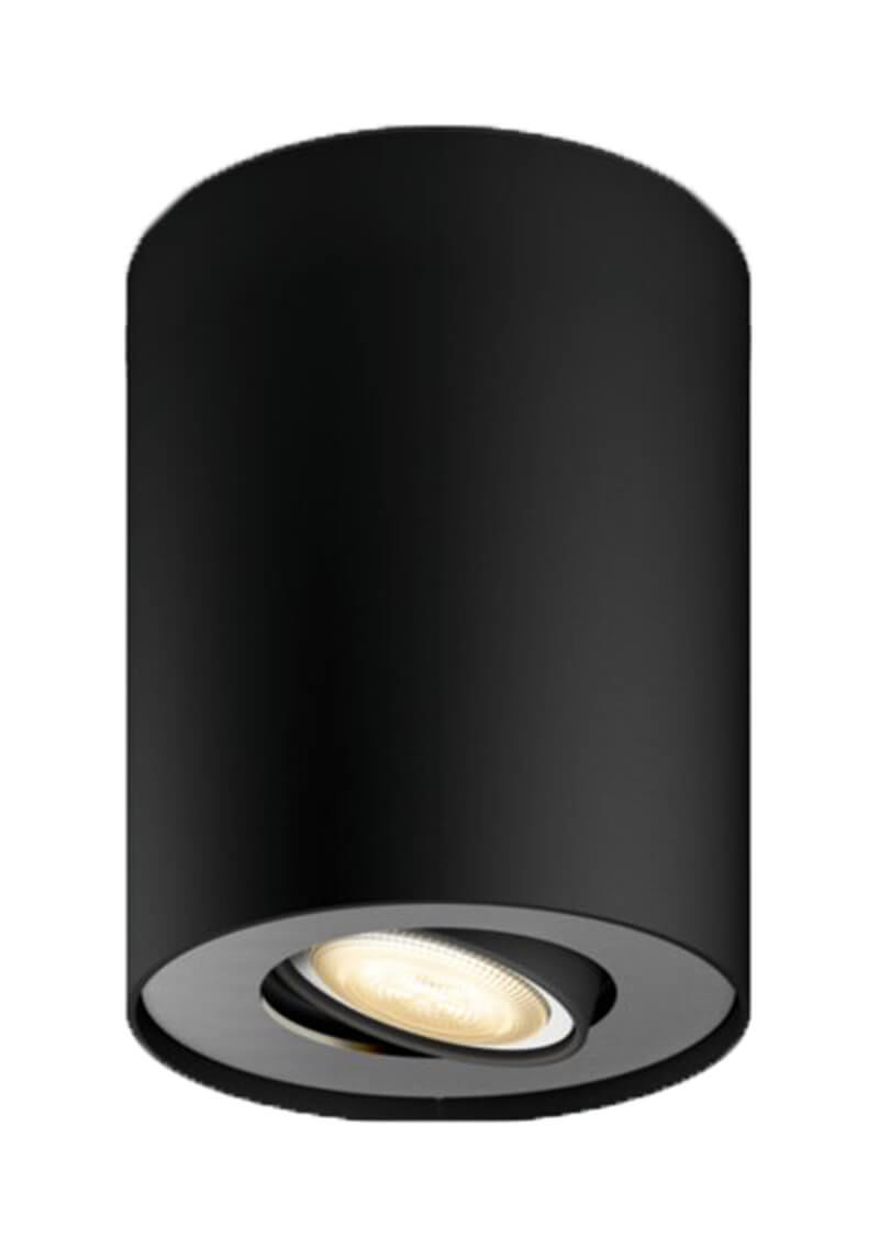 Image of Philips Hue White Amb. Pillar Spot 1 flg. schwarz 250lm +dimmer bei nettoshop.ch