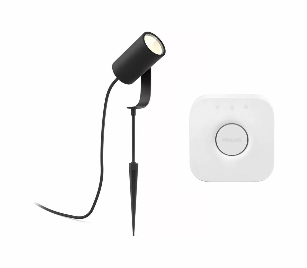 Image of Philips Hue Lily Basis Set Gartenspot (8W) und Bridge bei nettoshop.ch