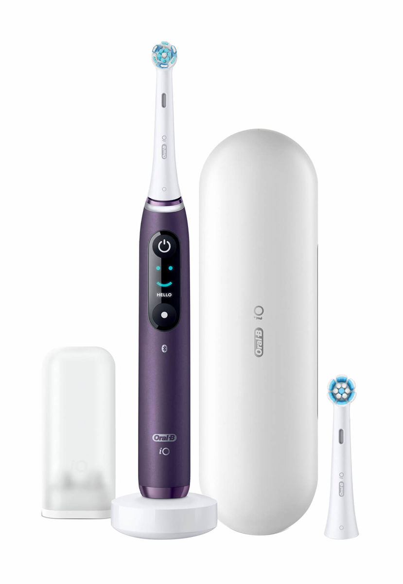 Image of Oral-B iO 8 + Sensitive Zahnbürste violett bei nettoshop.ch