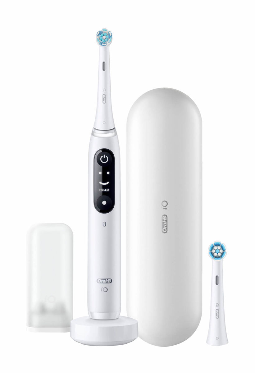 Image of Oral-B iO 8 + Sensitive Zahnbürste weiss bei nettoshop.ch