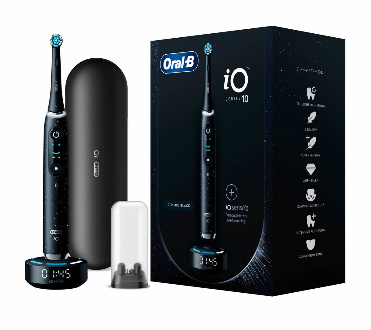 Image of Oral-B iO 10 Zahnbürste schwarz bei nettoshop.ch