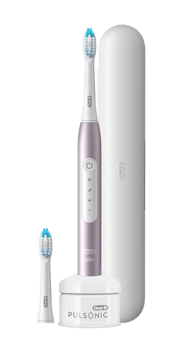 Image of Oral-B Pulsonic Slim Luxe 4500 Zahnbürste silber bei nettoshop.ch