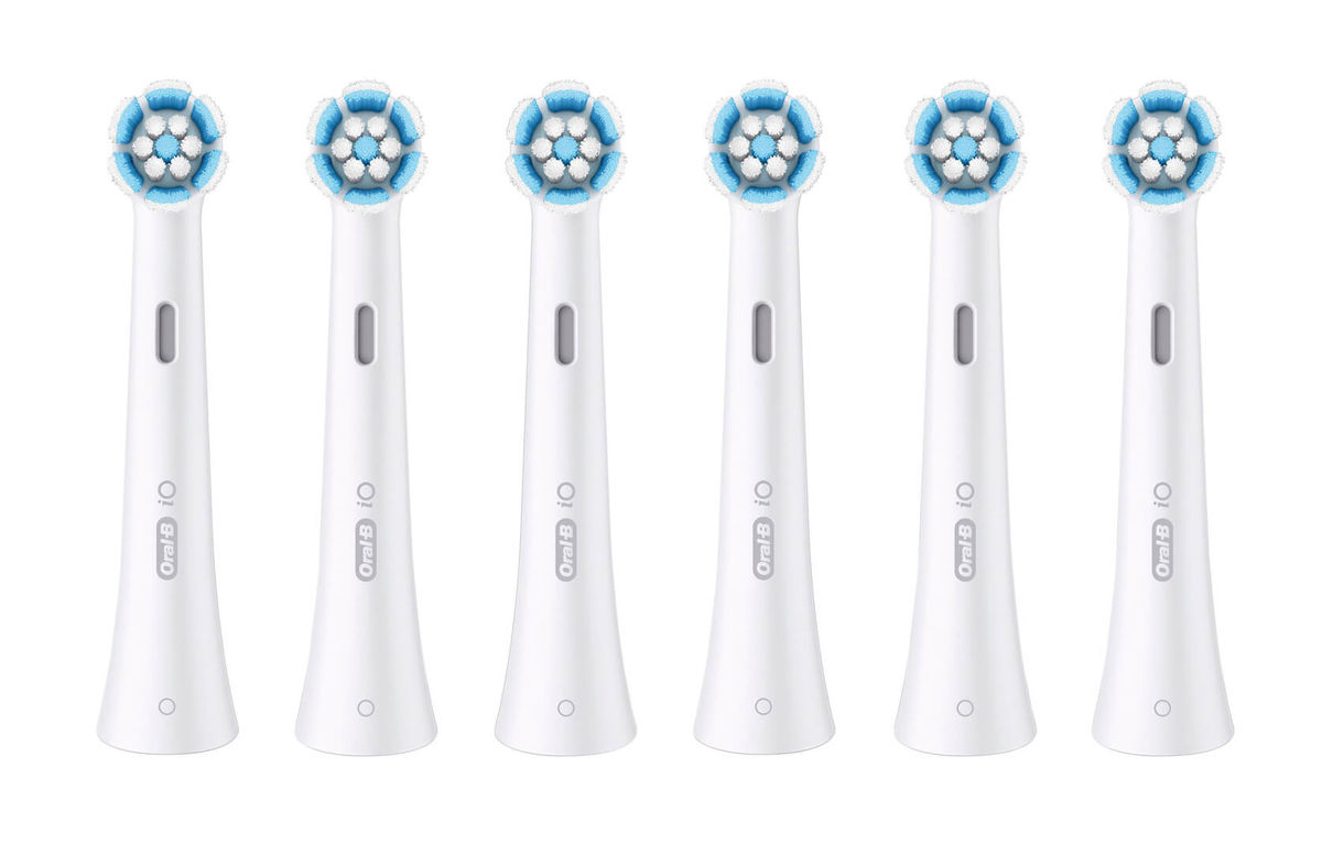 Image of Oral-B iO Sanfte Reinigung Bürstenkopf 6er weisss bei nettoshop.ch