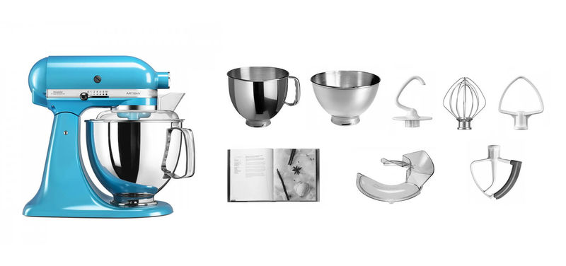 crystal blue kitchenaid mixer