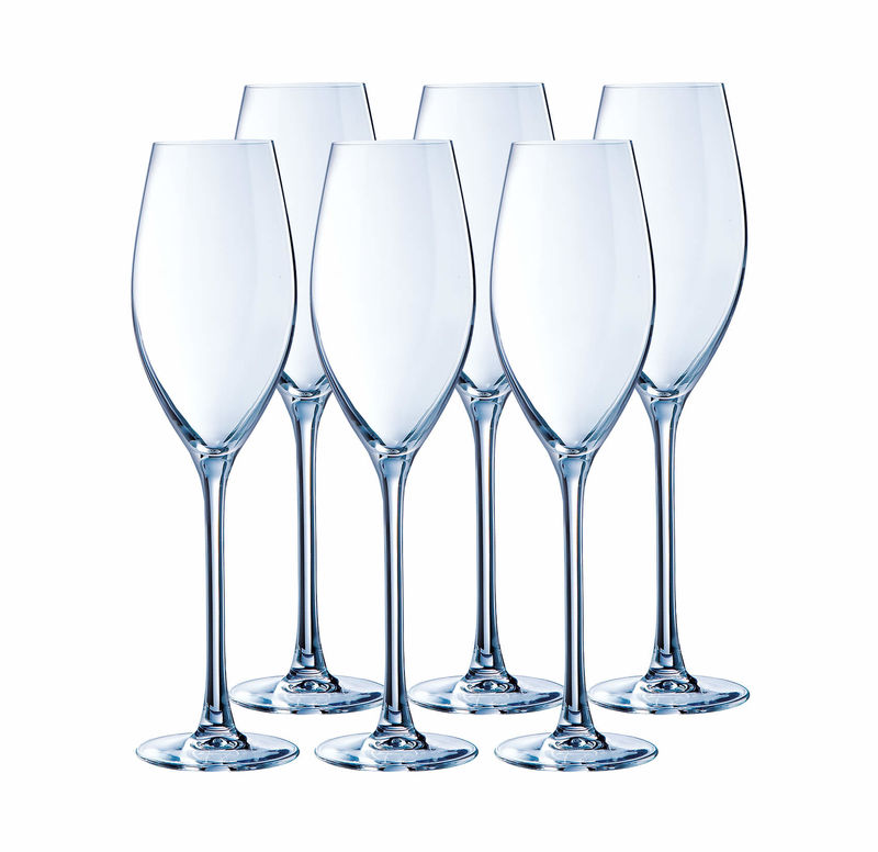 sommelier champagne glasses