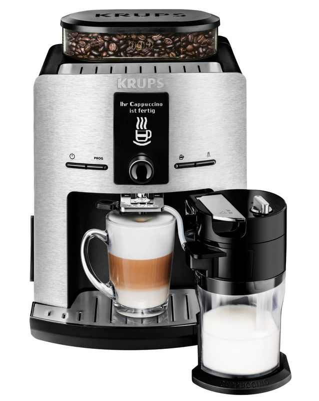 aluminium Latt\'Express KRUPS One-Touch-Cappuccino Kaffeemaschine kaufen