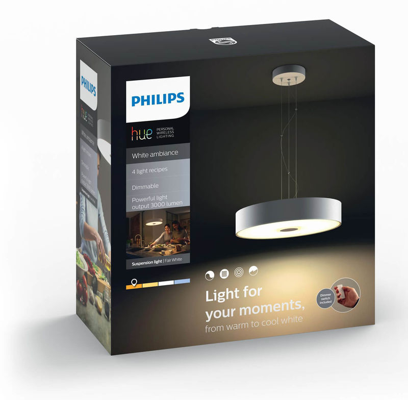 Philips Hue White Ambiance Plafonnier LED Adore 25 W avec variateur