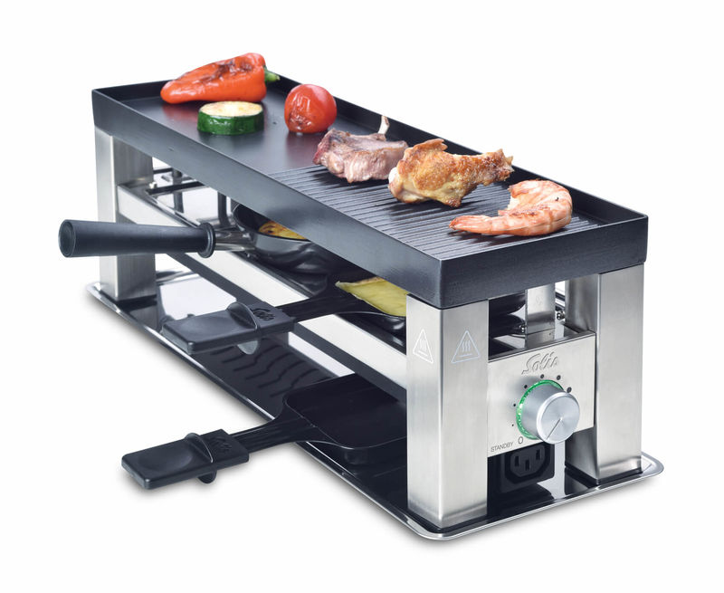 Solis Combi Grill 3 in 1 - Type 796 - Table Grill - Silver