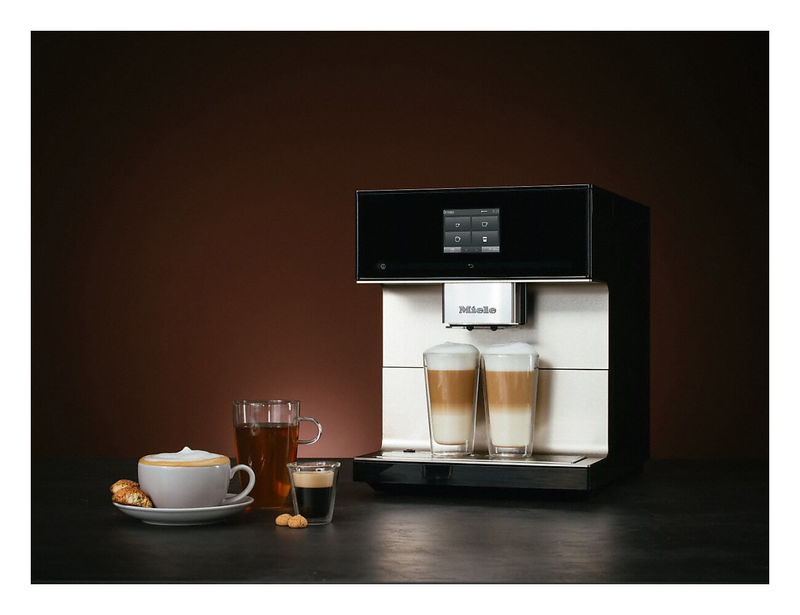 Miele cm 6360 MilkPerfection Countertop Coffee Machine Obsidian Black Bronze