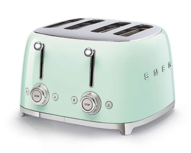 SMEG 50's Retro Style Tostapane 4 fette verde pastello compra