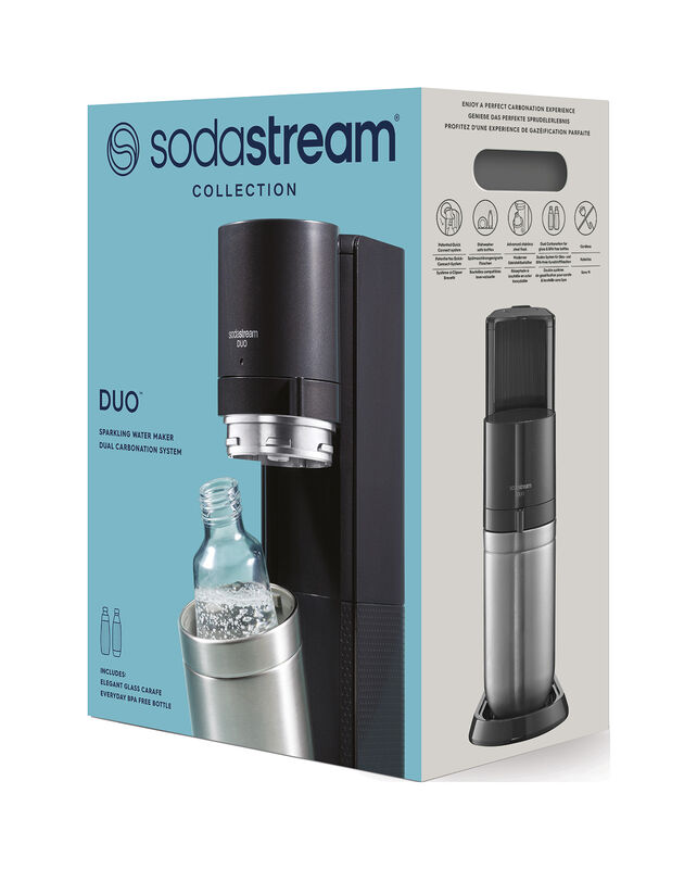 SodaStream Duo Machine à gazéifier l'eau en lot promotionnel avec
