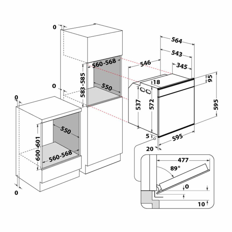 Forno da incasso Bauknecht: color inox - BAK3 KN8V IN CH