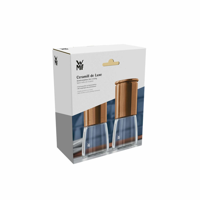 WMF Ceramill Nature Set macina sale e pepe 2 pezzi legno di quercia compra