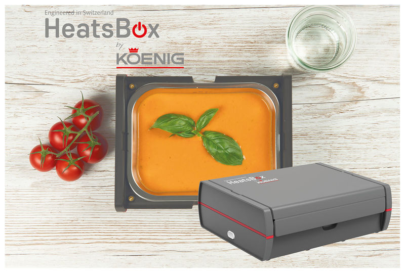 Scatola riscaldante - scatola per alimenti riscaldata elettricamente con  scaldavivande - HeatsBox STYLE