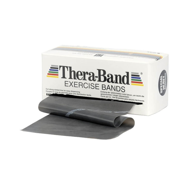 Fascia elastica Thera-Band 5,50mt x 13cm Nero Special Forte