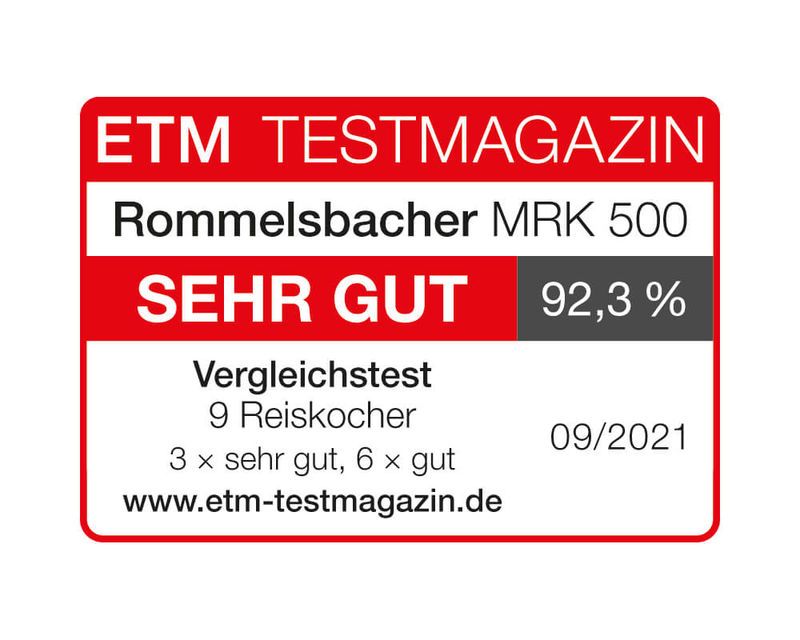 Buy Rommelsbacher MRK 500 Multi rice cooker black
