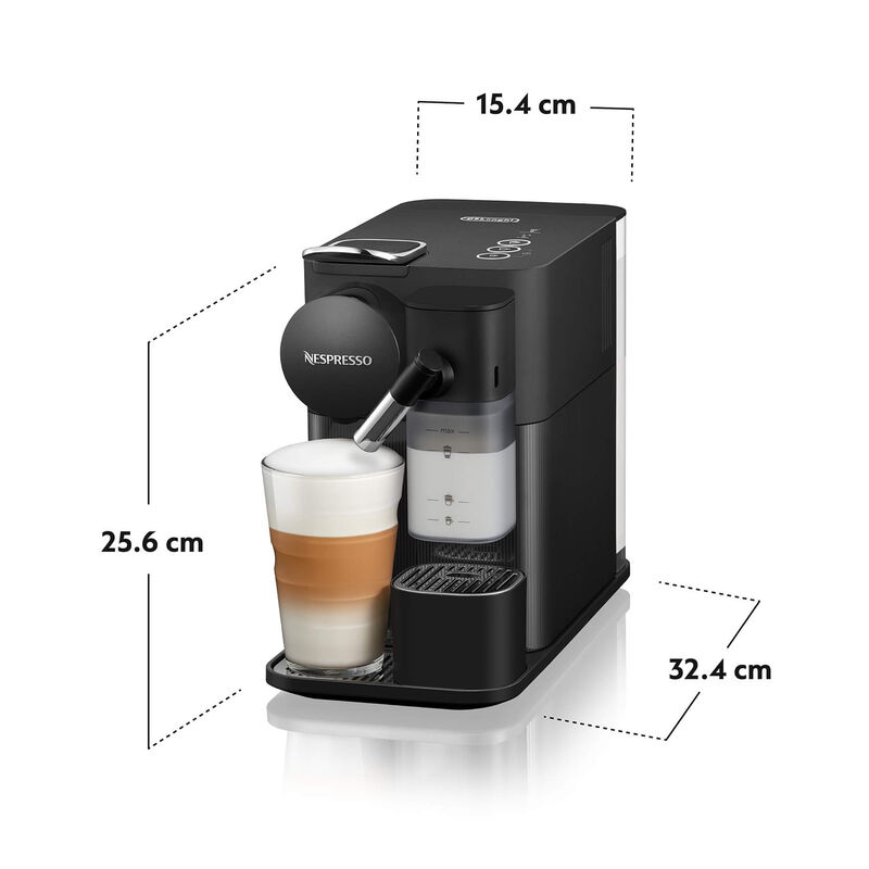 Pot à lait noir Delonghi Nespresso Machine à café Vertuo