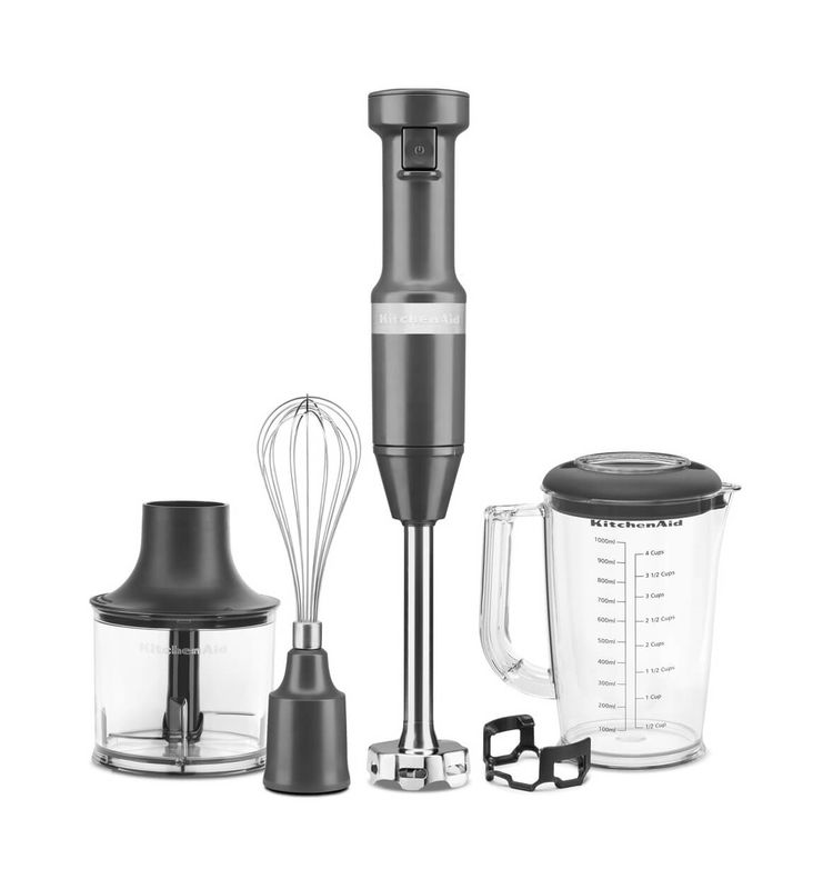 Hand blender 5KHBV83EOB, black, KitchenAid 